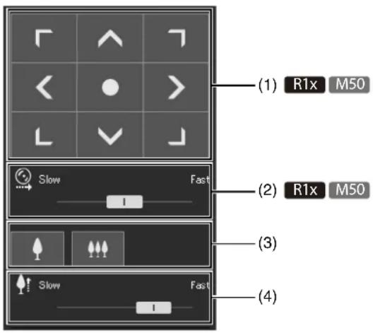 CANON VB-H761LVE - ■ Using [Pan/Tilt/Zoom] in the [Camera Control] Menu - 1