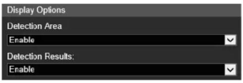 CANON VB-H761LVE - Displaying Settings for Detection Areas and Detection Results (Display Options) - 1