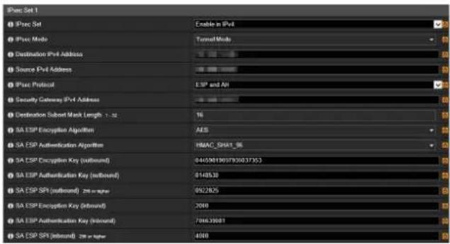 CANON VB-H761LVE - Setting IPsec - 2