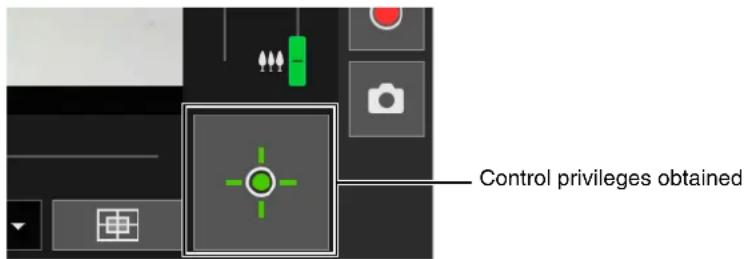 CANON VB-H761LVE - Obtaining Camera Control Privileges - 2
