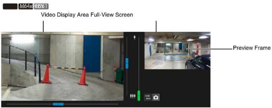 CANON VB-H761LVE - Operate the panorama image to set the angle you want to register as the preset. - 3