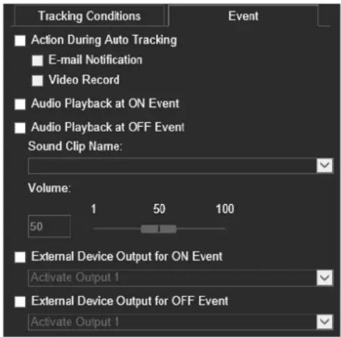 CANON VB-H761LVE - To automatically zoom in on the moving object while tracking, select [Enable auto zoom during tracking]. - 1