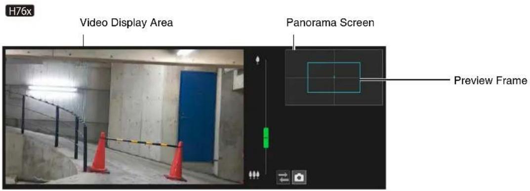 CANON VB-H761LVE - Operate the panorama image to set the angle you want to register as the preset. - 2