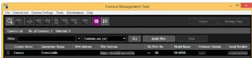 CANON VB-H761LVE - Click [OK]. - 1