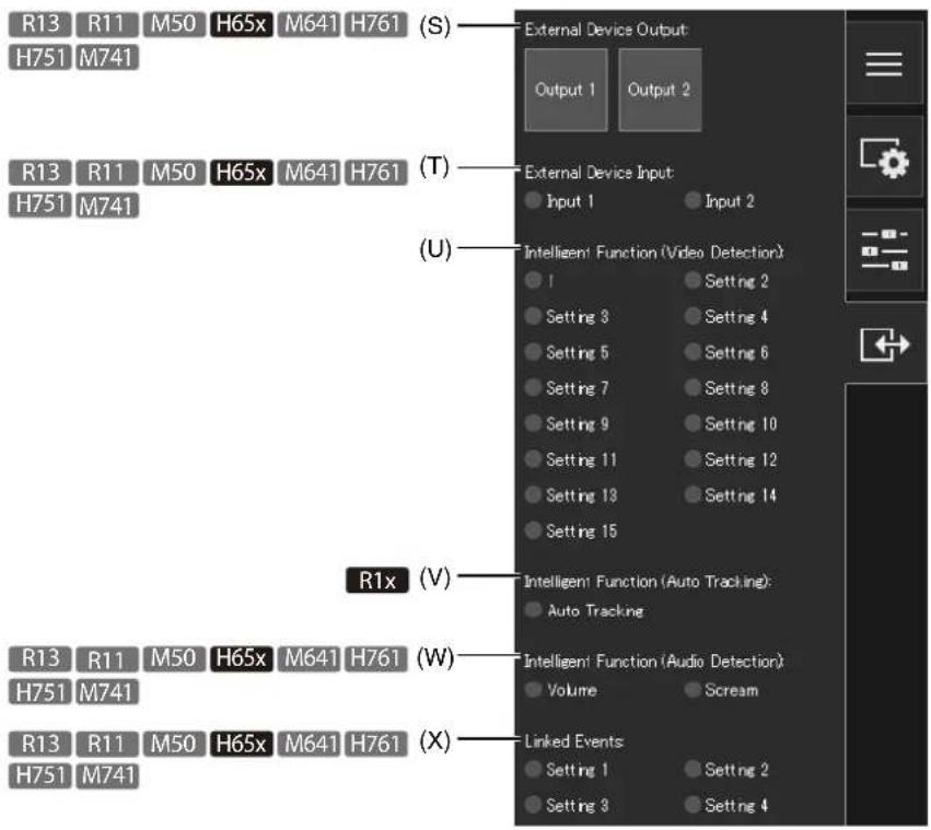 CANON VB-H761LVE - [Event and Input/Output] Menu - 1