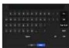 Hanwha TRM-1610S - Verwende der virtuellen Tastatur - 1
