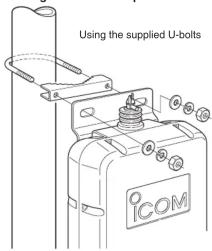 ICOM AH-4 - Fig. 5 MOUNTING THE AH-4 - 1