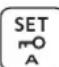 ICOM IC-T70A - SET • LOCK KEY [SET] • [¬O](SET) - 1