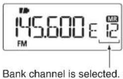 145.600 E 12 FM MR Bank channel is selected.