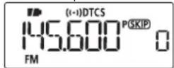 ICOM IC-T70A - ■ Tone/DTCS squelch - 5