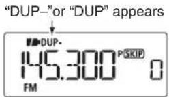 ICOM IC-T70A - ■ Repeater operation - 2