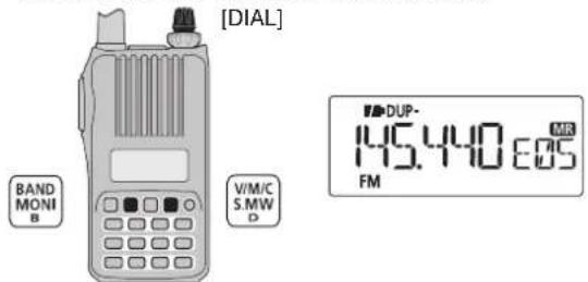 [DIAL] BAND MONI B V/M/C S.MW D DUP- 145.440 E05 FM