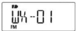 ICOM IC-T70A - ◇ Weather channel selection - 2