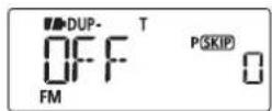 ICOM IC-T70A - ◇ Off band indication - 1