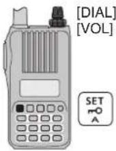 ICOM IC-T70A - ◇ Setting frequency offset - 2