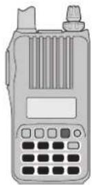 ICOM IC-T70A - ◇ Using the keypad - 1