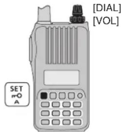[DIAL] [VOL] SET mO A