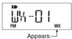 ICOM IC-T70A - ◇ Weather alert function - 2