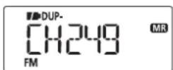 ICOM IC-T70A - "Channel number display" - 1