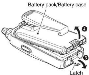 Battery pack/Battery case Latch