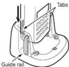 Tabs Guide rail