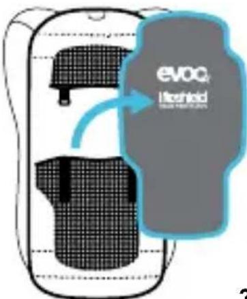 EVOC FR Enduro 16l - MISE EN PLACE CORRECTE DU PROTECTEUR - 1