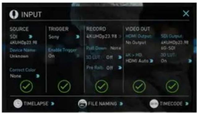 Atomos Shogun Studio - SDI Camera Trigger record - 1