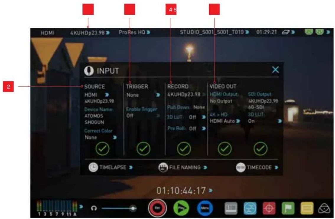 Atomos Shogun Studio - Using the Shogun Studio cont. - 1
