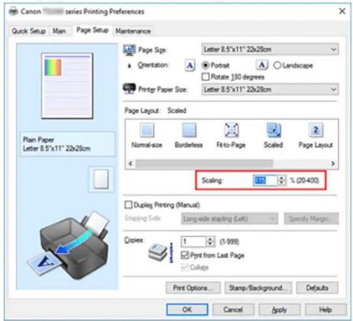 CANON PIXMA TS3320 - Scaled Printing - 4