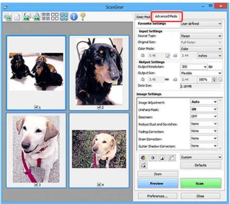 CANON PIXMA TS3320 - Advanced Mode - 1