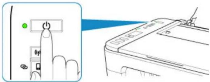 CANON PIXMA TS3320 - Turning off the printer - 1