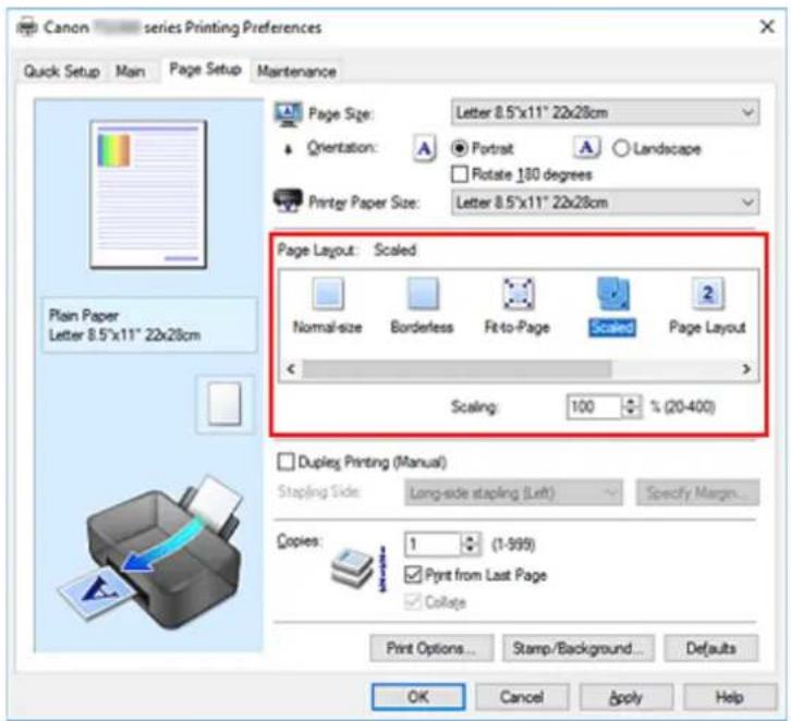 CANON PIXMA TS3320 - Scaled Printing - 2