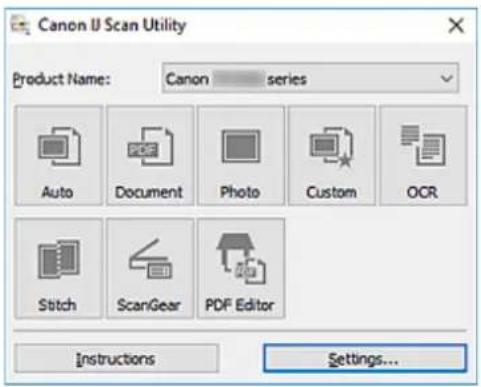 CANON PIXMA TS3320 - IJ Scan Utility Features - 1