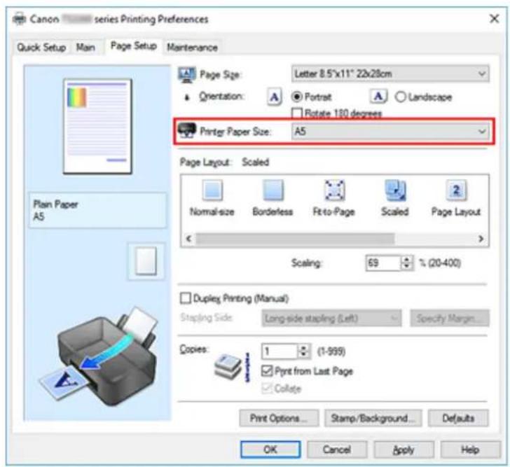 CANON PIXMA TS3320 - Scaled Printing - 3