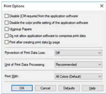 CANON PIXMA TS3320 - Changing the Print Options - 2