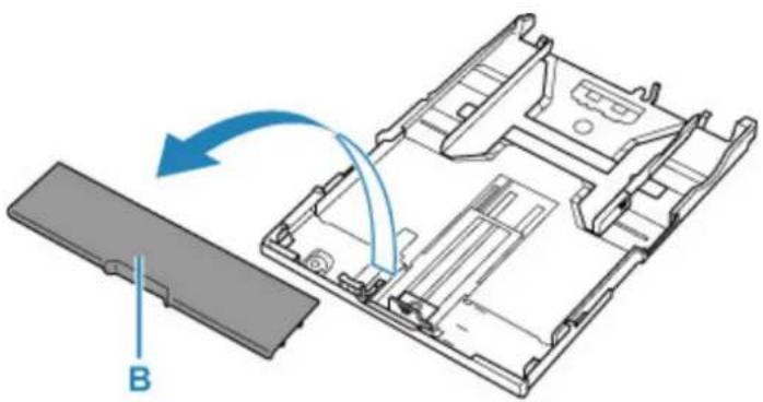 CANON PIXMA TS5320 - Remove the cassette cover (B). - 1