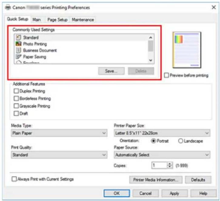 CANON PIXMA TS5320 - Basic Printing Setup - 1