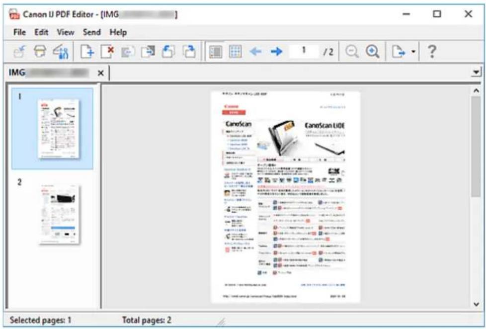 CANON PIXMA TS5320 - Click (Scan) on Toolbar. - 1