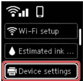 CANON PIXMA TS5320 - Selecting a Menu or Setting Item - 2
