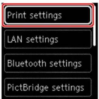 CANON PIXMA TS5320 - Selecting a Menu or Setting Item - 3