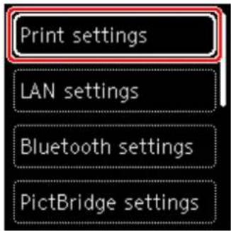 CANON PIXMA TS5320 - Changing Settings from Operation Panel - 1