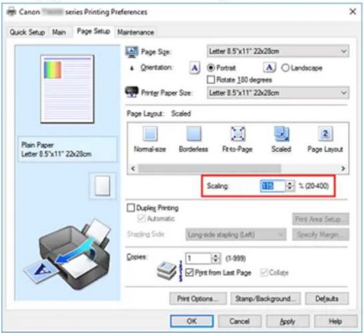 CANON PIXMA TS5320 - Scaled Printing - 4