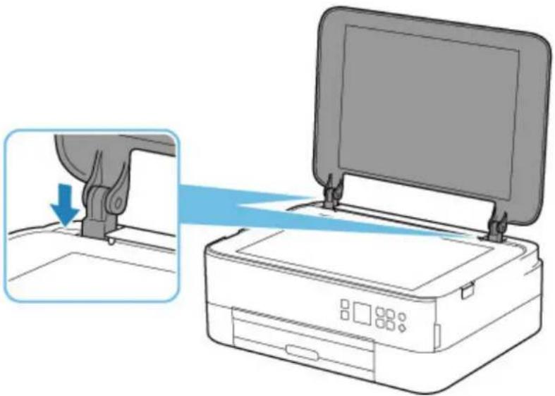 CANON PIXMA TS5320 - Attaching the document cover: - 2