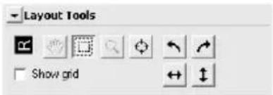 Layout Tools Show grid
