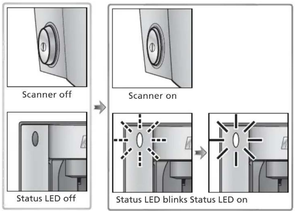 NIKON Super Coolscan 5000 - Step 1 — Turn the Scanner On - 1