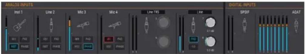 Arturia AudioFuse Studio - Der Eingangsbereich - 1
