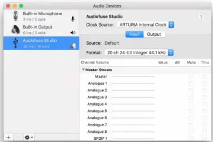Arturia AudioFuse Studio - Einrichten unter macOS - 1