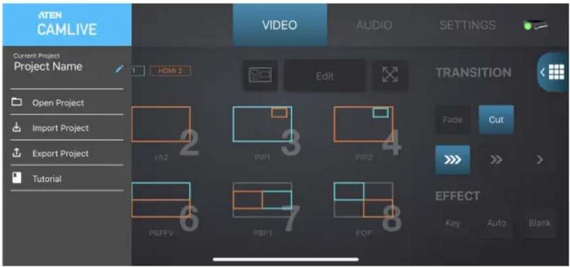 ATEN UC3022 - Project Settings - 2