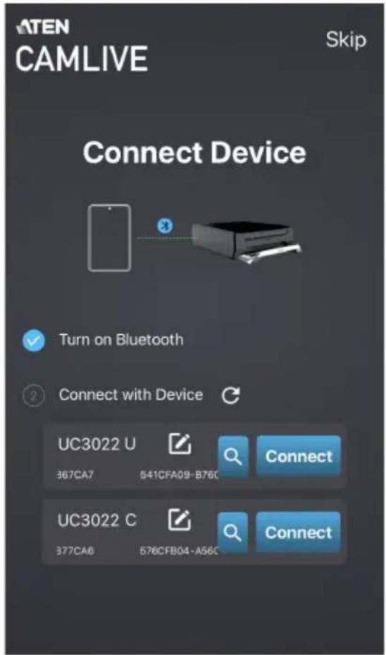 ATEN UC3022 - Connecting the CAMLIVE™ PRO on your Mobile Device - 1