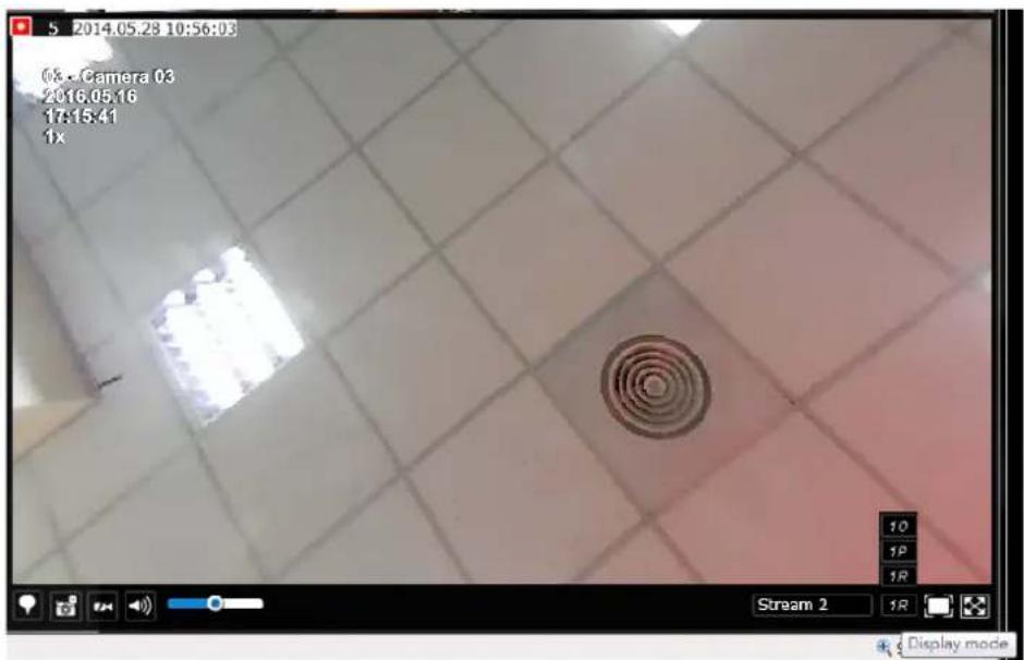 5 2014.05.28 10:56:03 0x - Camera 03 2016.05.16 17:15:41 1x Stream 2 10 1P 1R Display mode